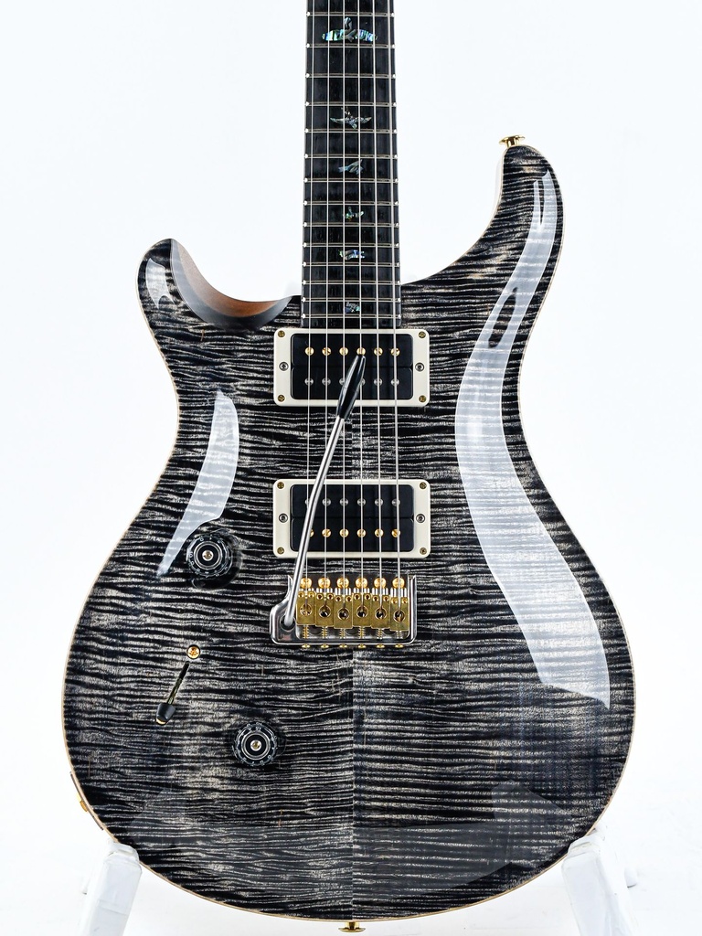 PRS Wood Library Custom 24 10 Top Charcoal Lefty | The Fellowship